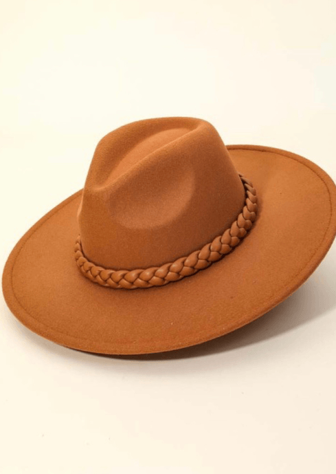 Get trendy with Brown Luxe Fedora - Accessories available at ELLE TENAJ. Grab yours for $29 today!