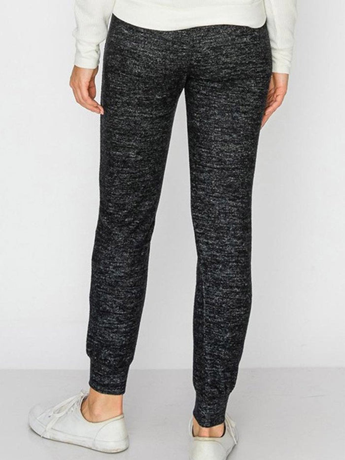 Get trendy with Fuzzy Feel Good Sweatpants (Charcoal) - Bottoms available at ELLE TENAJ. Grab yours for $12 today!