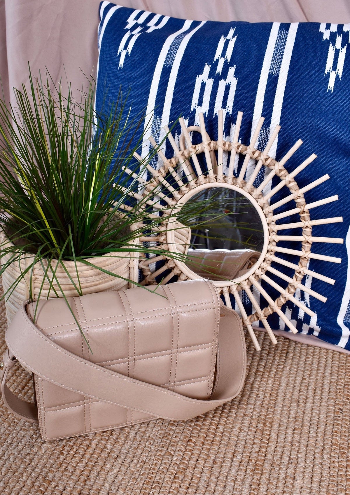 Get trendy with Quilted Mini Purses (Nude) - Accessories available at ELLE TENAJ. Grab yours for $29 today!